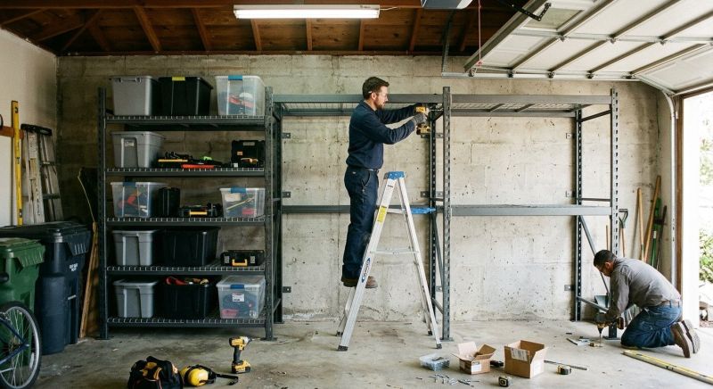 Ceiling Rack Installation in Rockville, MD